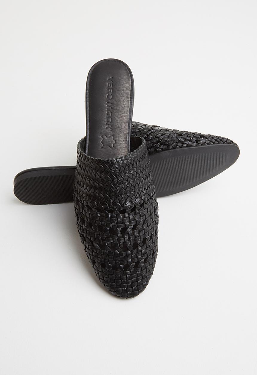 Vero Moda - Gaura leather mule - black