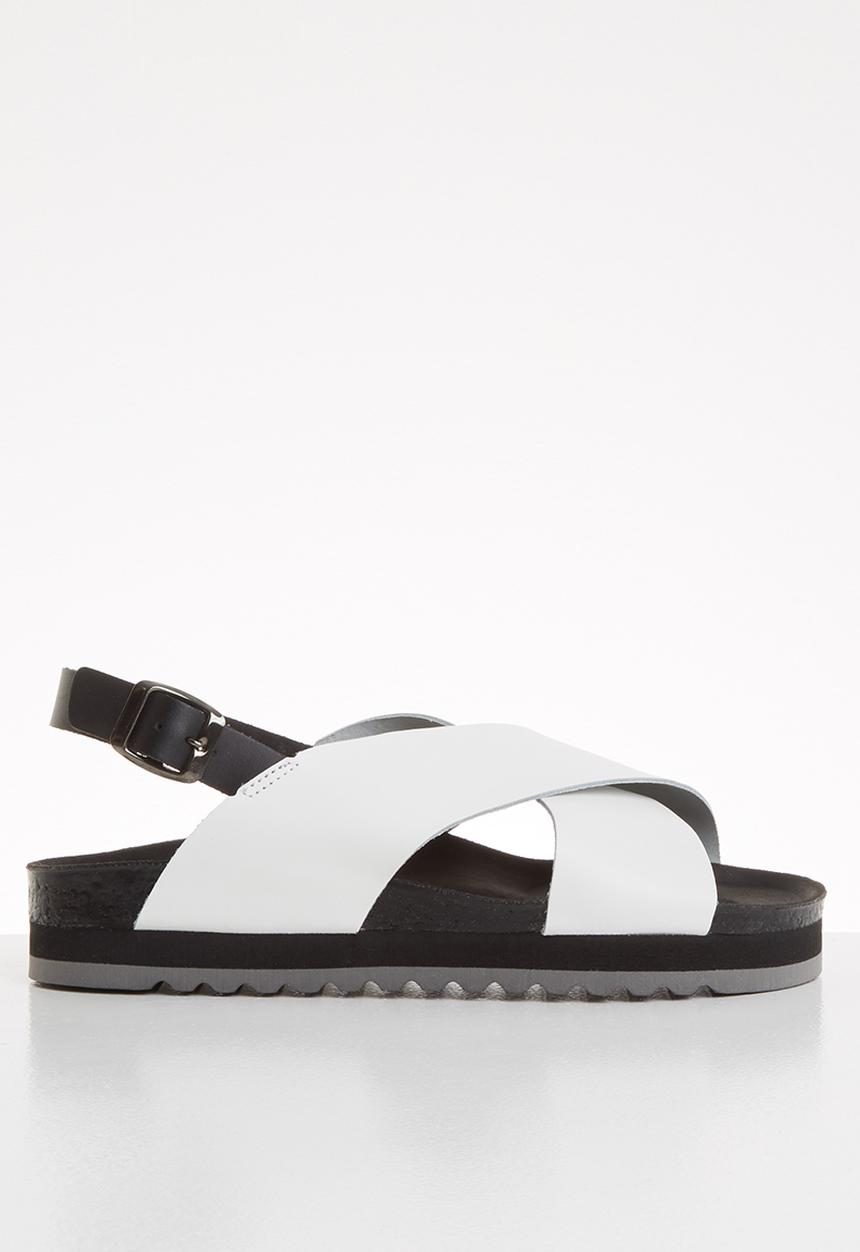 Vero Moda - Rita leather sandal - white