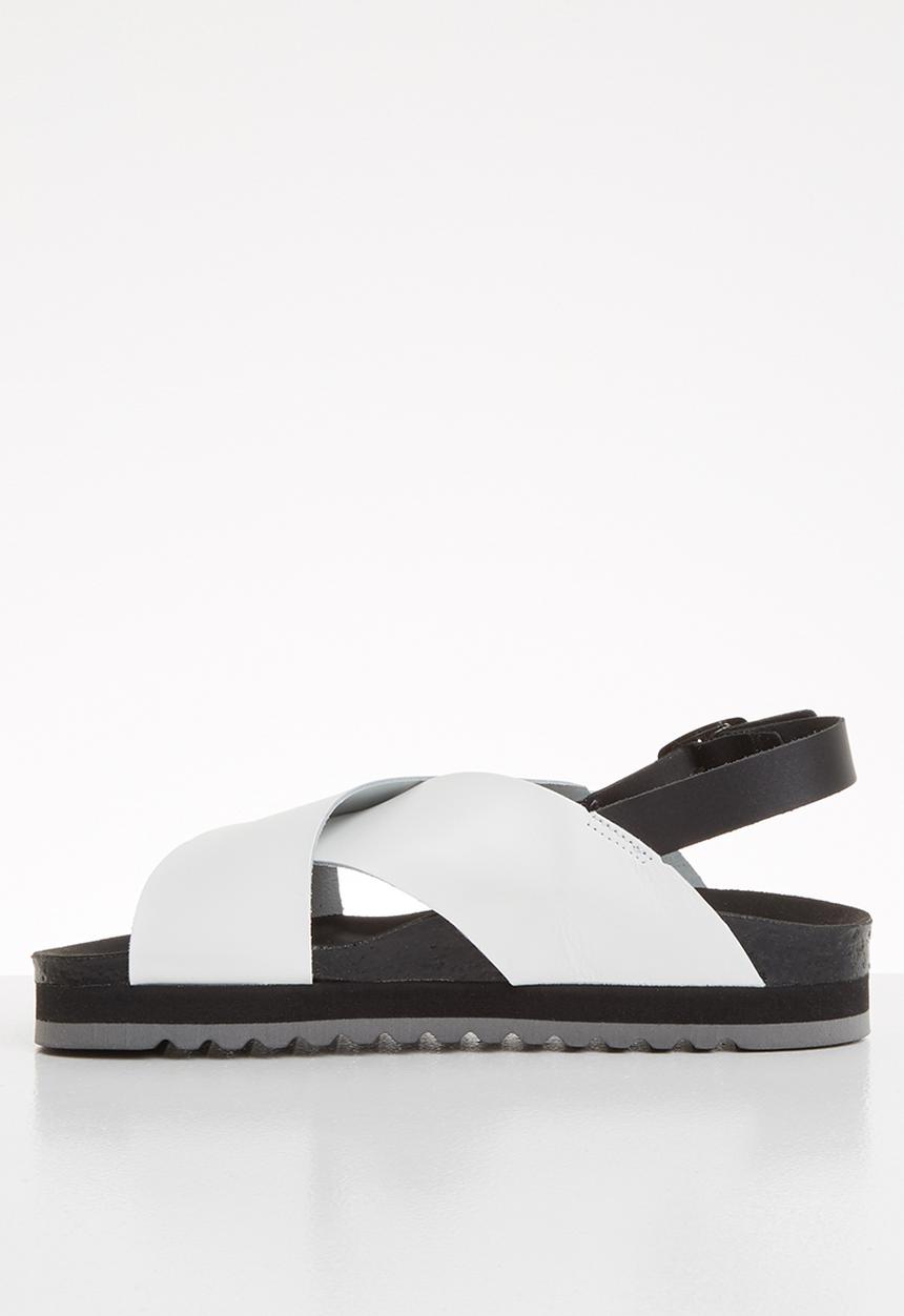 Vero Moda - Rita leather sandal - white