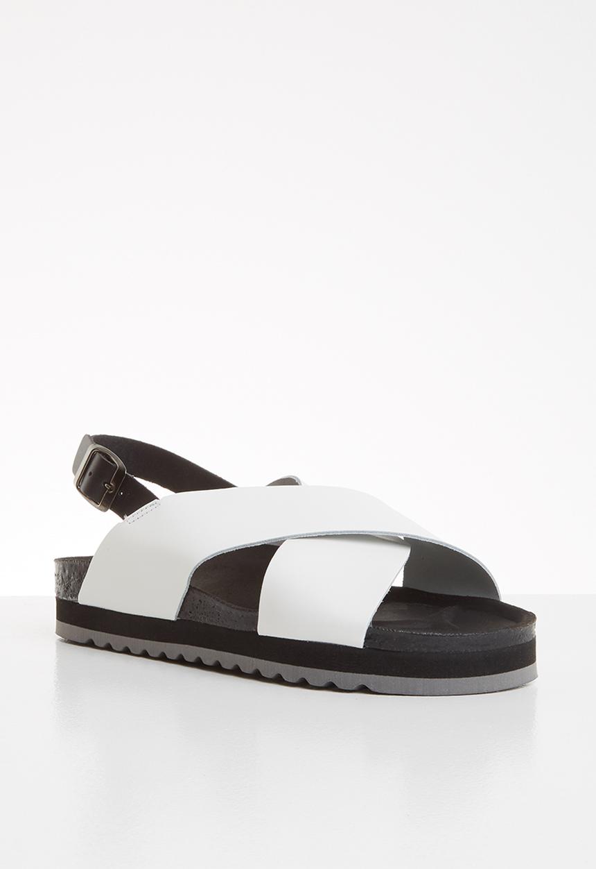 Vero Moda - Rita leather sandal - white