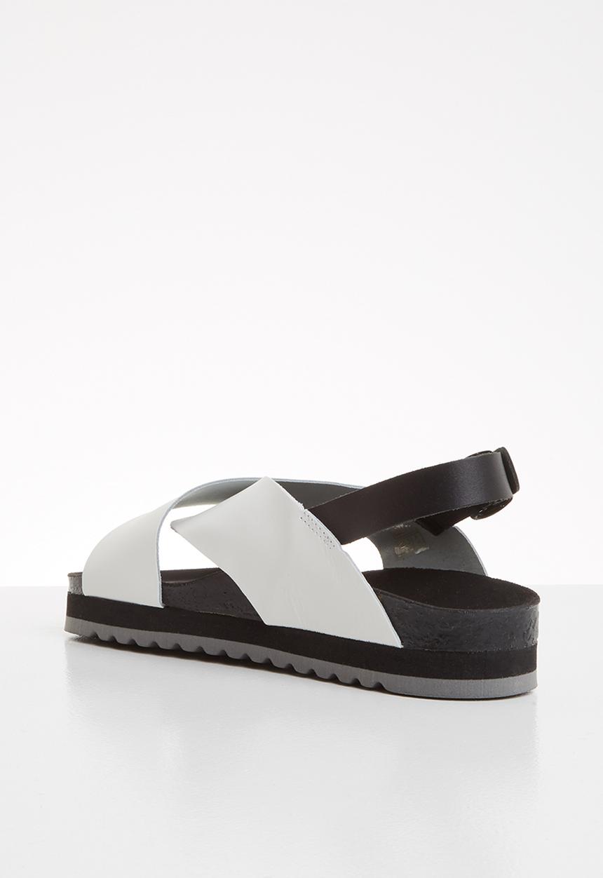 Vero Moda - Rita leather sandal - white