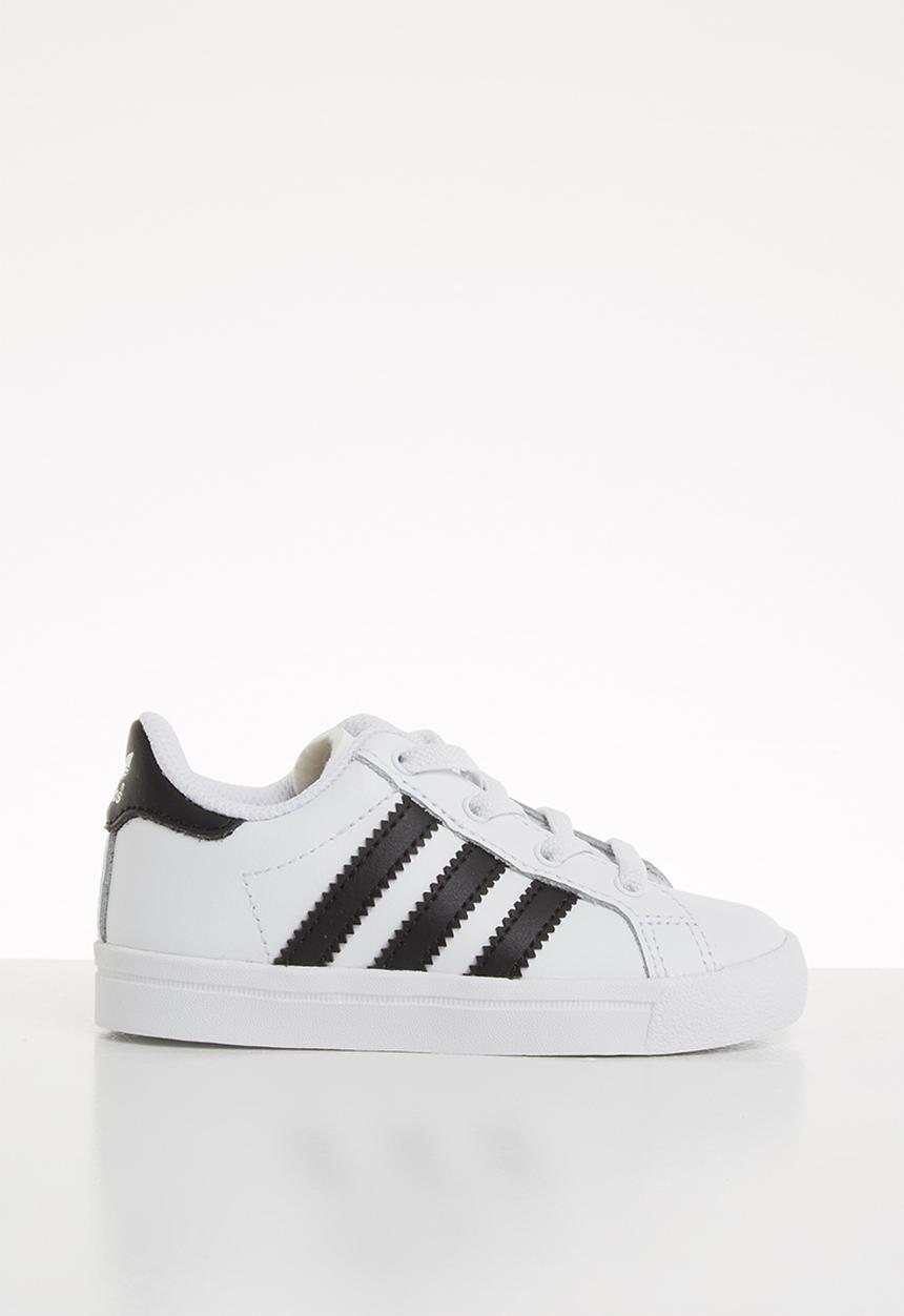 adidas Originals - Coast star shoes - black & white