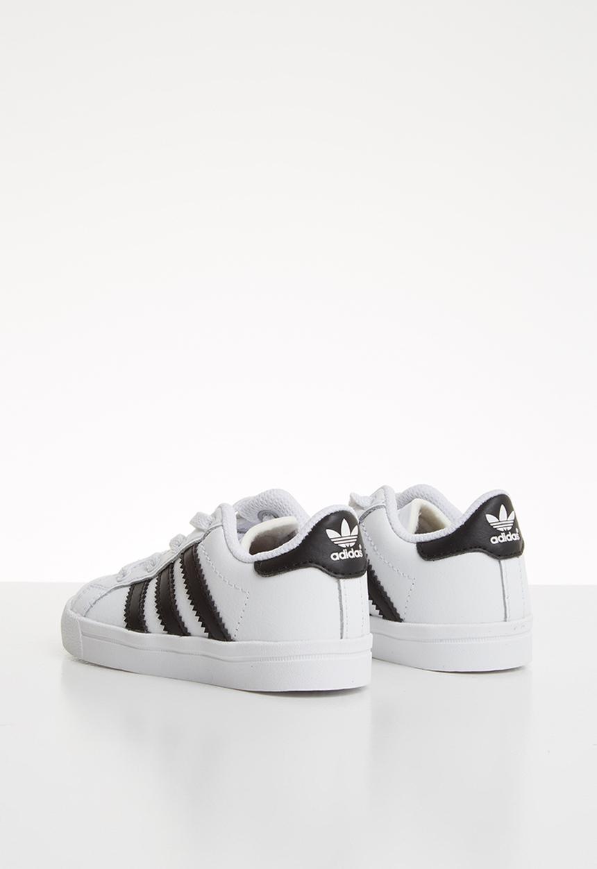 adidas Originals - Coast star shoes - black & white