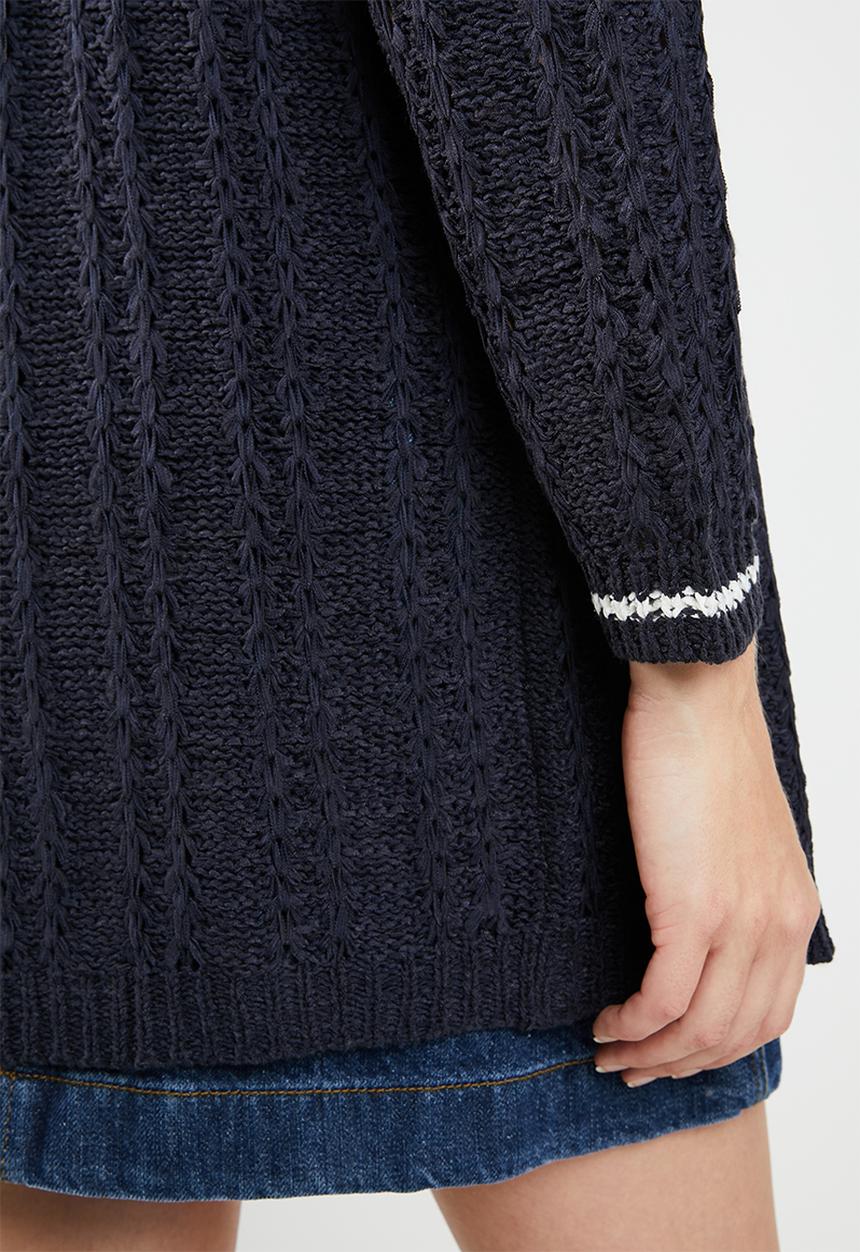 Jacqueline de Yong - Mynte long sleeve cardigan - navy