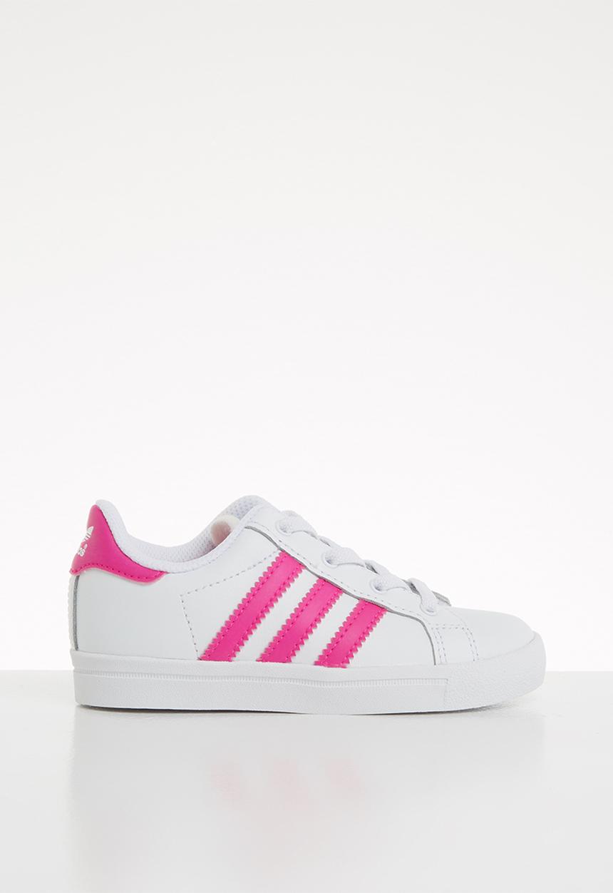 adidas Originals - Coast star shoes - pink & white