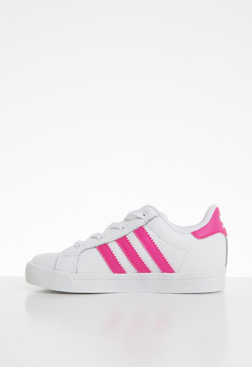 adidas Originals - Coast star shoes - pink & white
