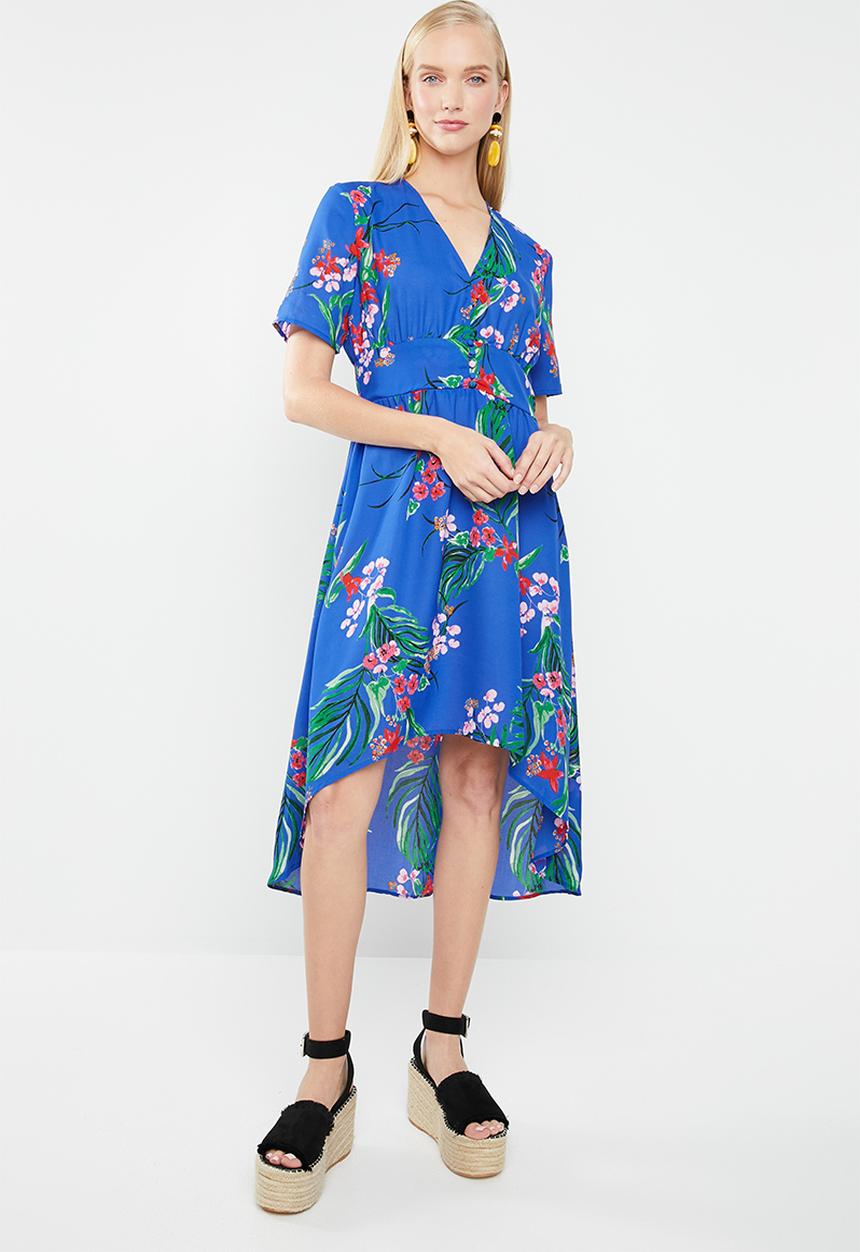 Jacqueline de Yong - Povla long dress - blue