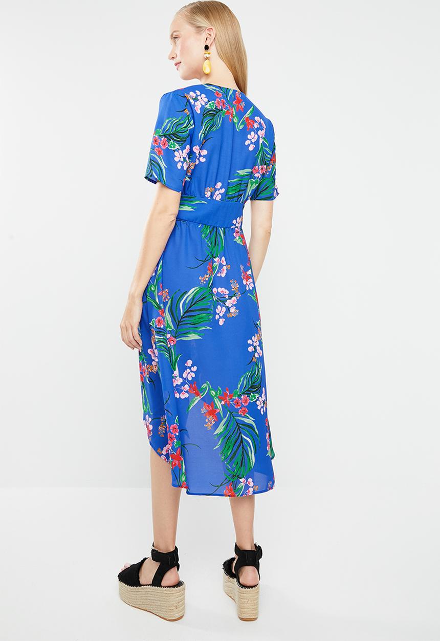 Jacqueline de Yong - Povla long dress - blue
