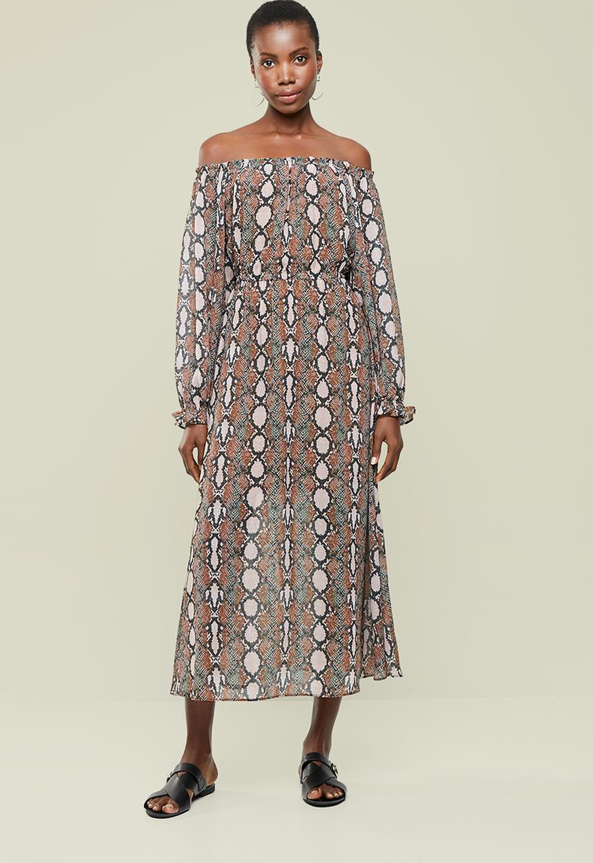 Superbalist - Off the shoulder maxi dress - multi
