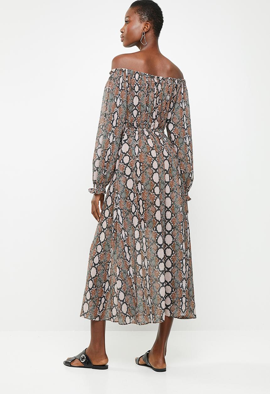 Superbalist - Off the shoulder maxi dress - multi