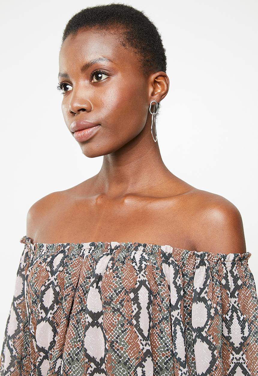 Superbalist - Off the shoulder maxi dress - multi