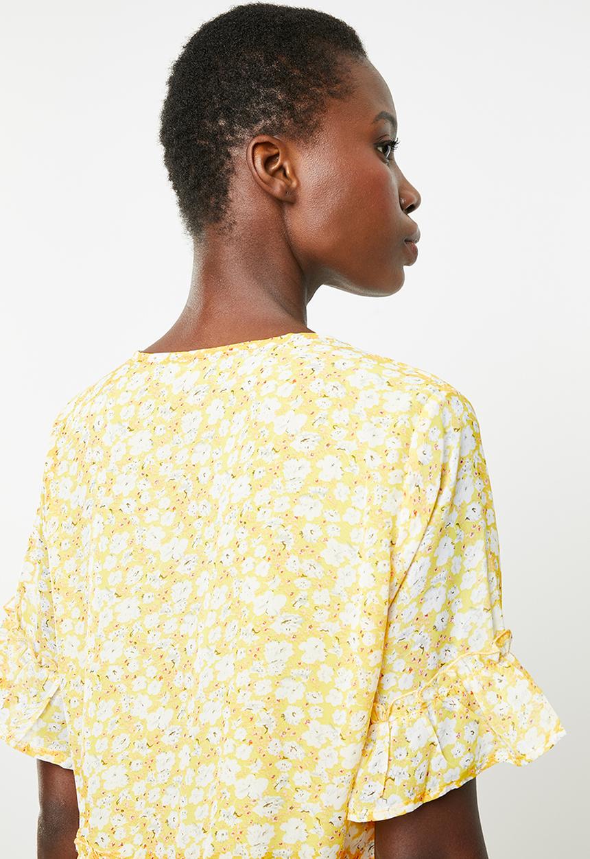 ONLY - Tone short dress - yellow