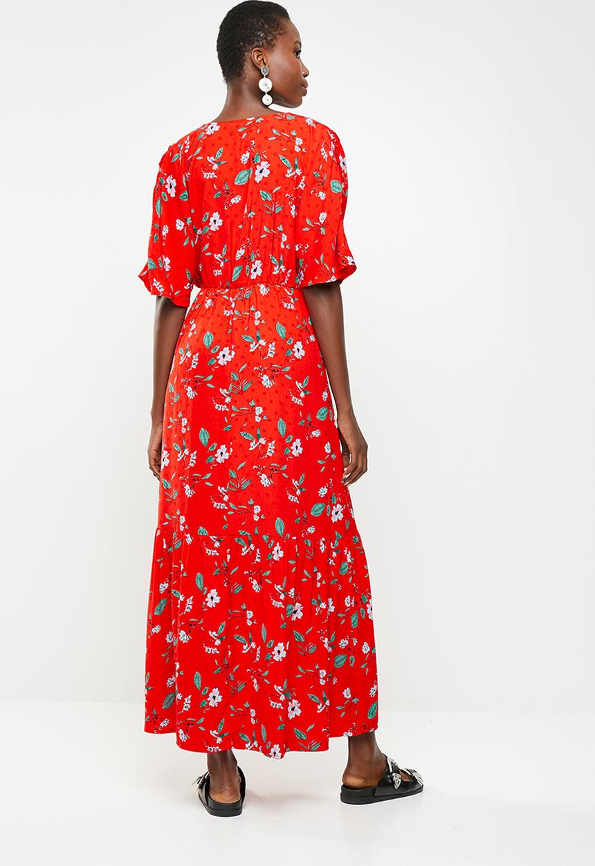 Vero Moda - Mava wide woven maxi dress - multi