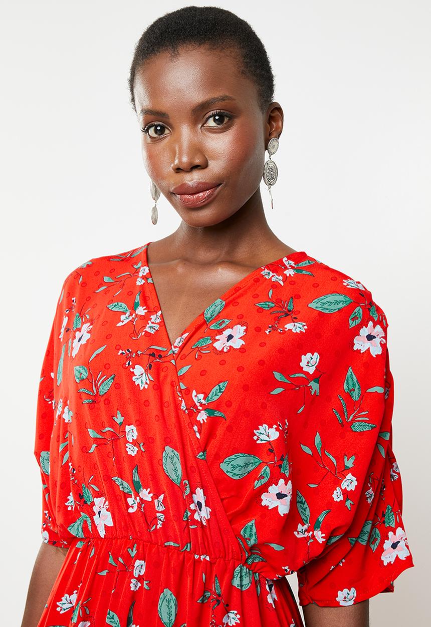 Vero Moda - Mava wide woven maxi dress - multi