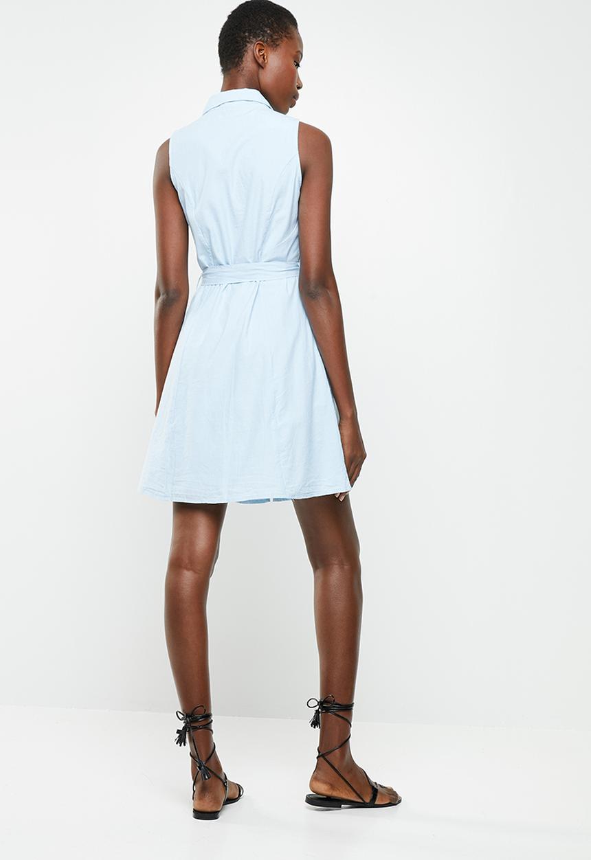 Vero Moda - Mabena  short shirt dress - blue