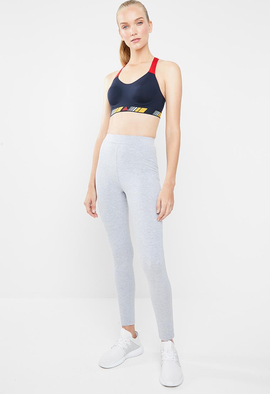 adidas Performance - Strong for it moto graphic bra - navy & red