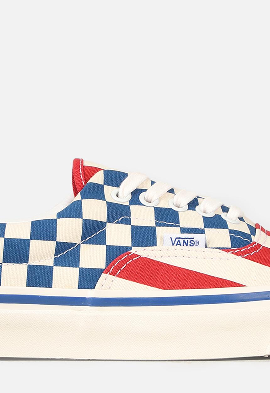 Vans - Ua era anaheim factory 95 - og red stripes/og blue check
