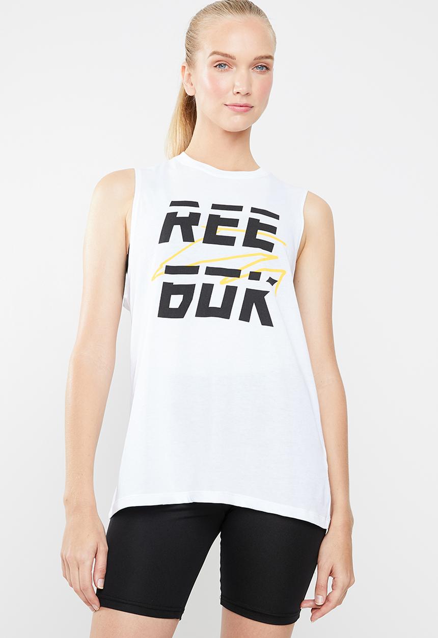 Reebok - Womens myt Reebok muscle tee - white