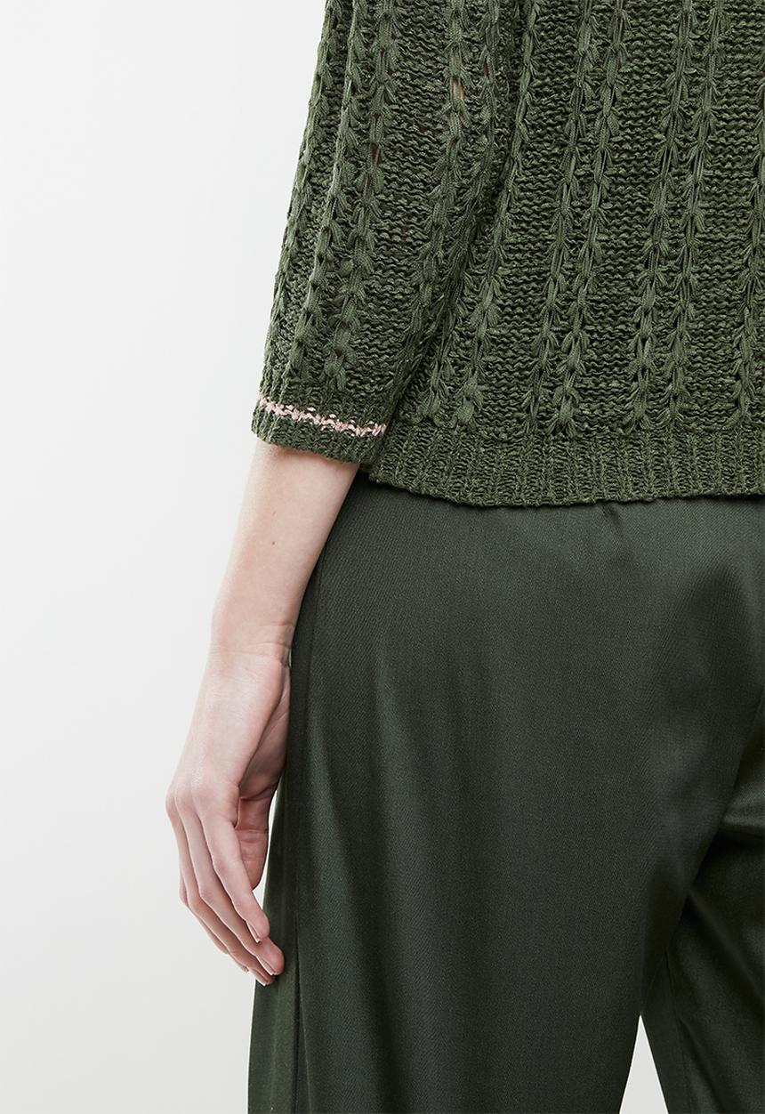Jacqueline de Yong - Mynte pullover knit - green