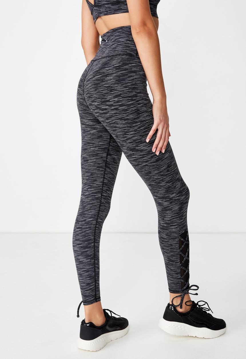 Cotton On - Tie hem 7/8 tight  - charcoal 