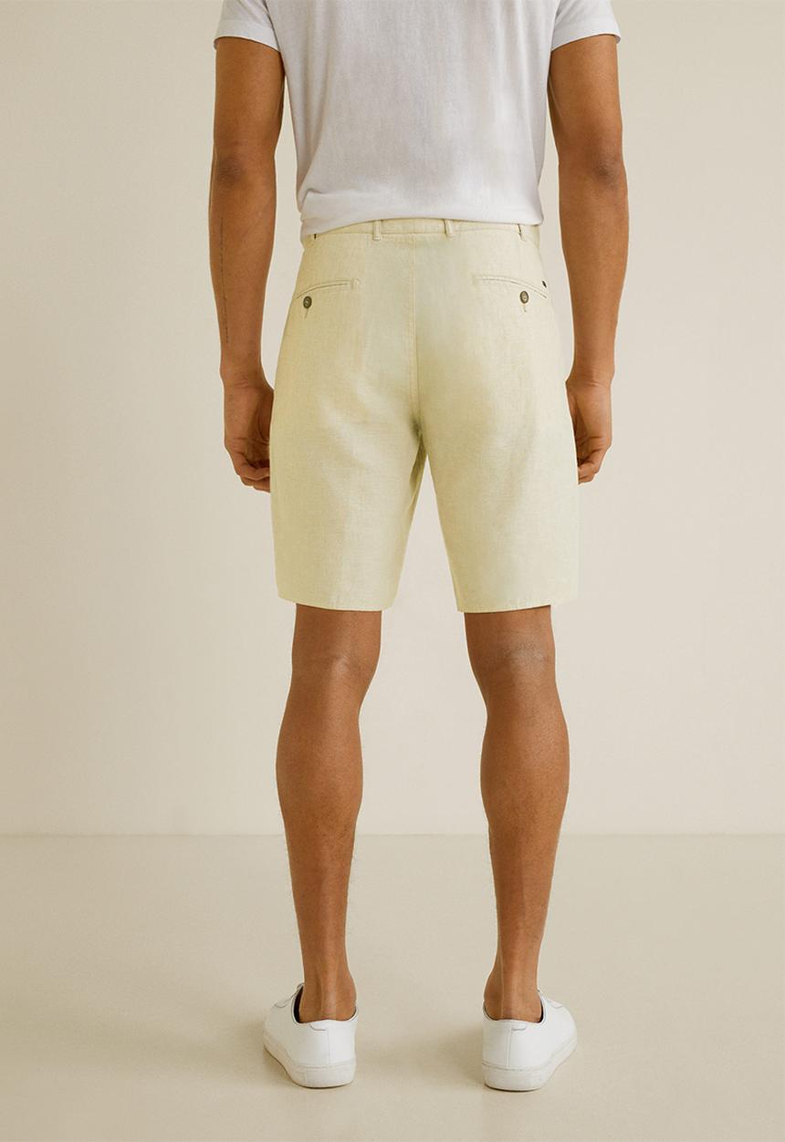MANGO - Carp 4 bermuda shorts - off white