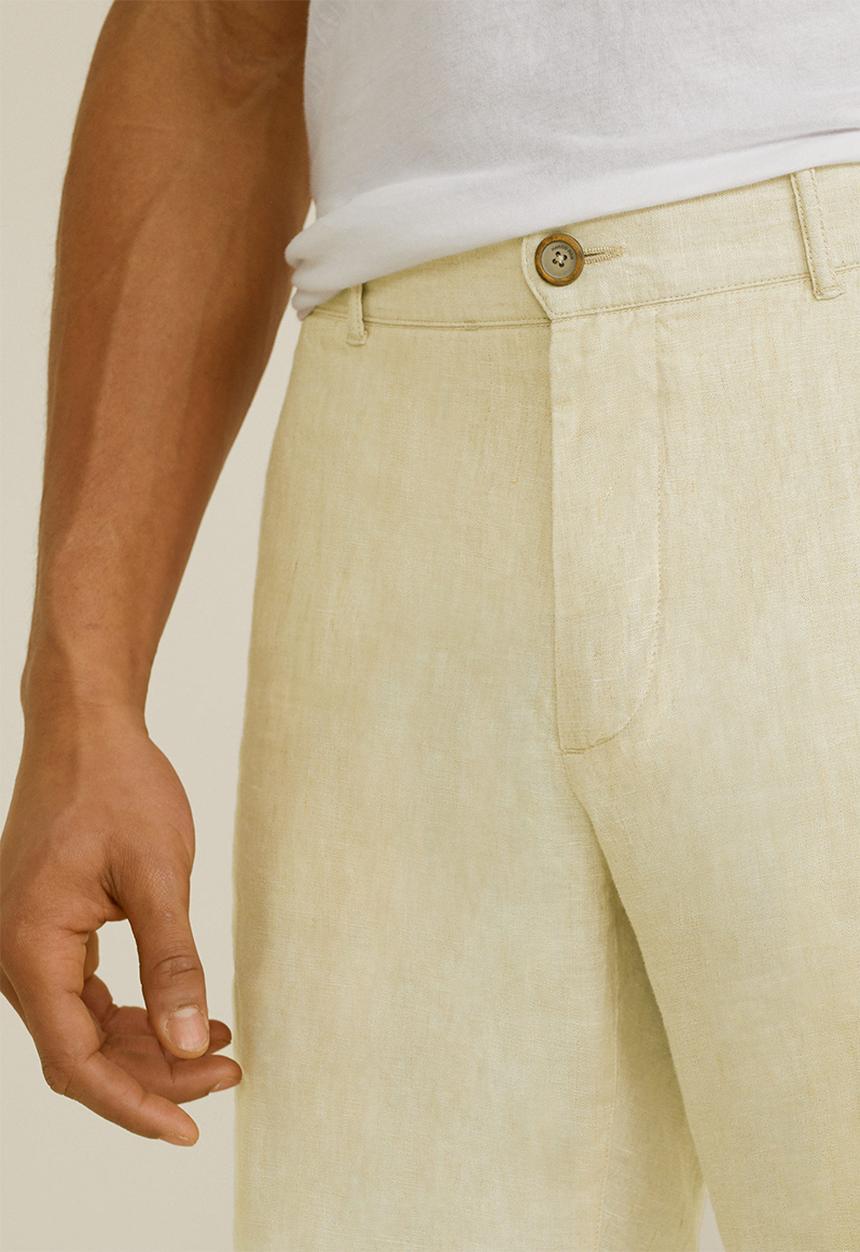 MANGO - Carp 4 bermuda shorts - off white
