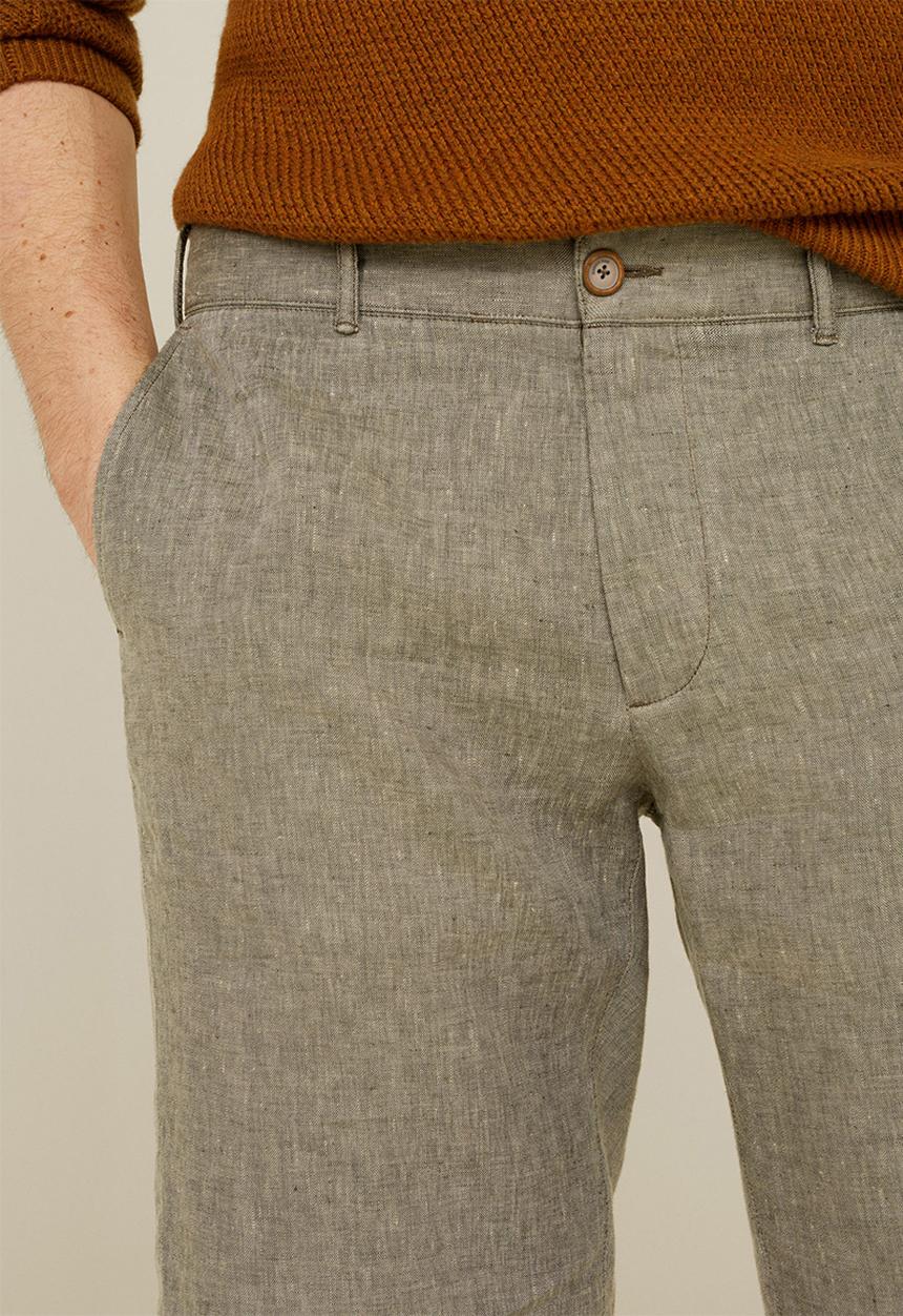 MANGO - Carp 4 bermuda shorts - khaki green