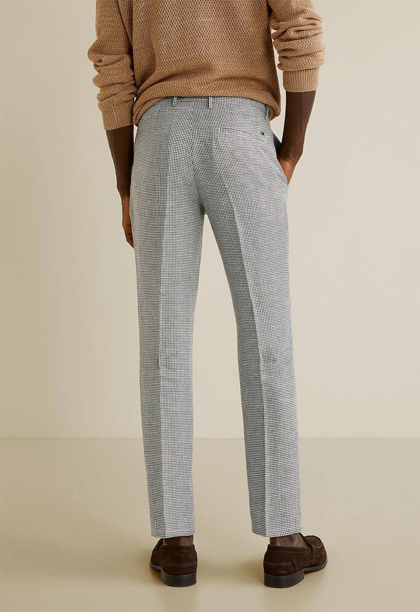 MANGO - William trousers - black & white 
