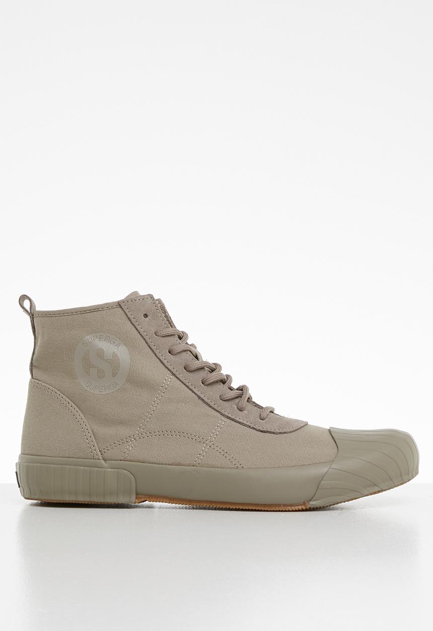 SUPERGA - 228 Cotu canvas logo boot - khaki