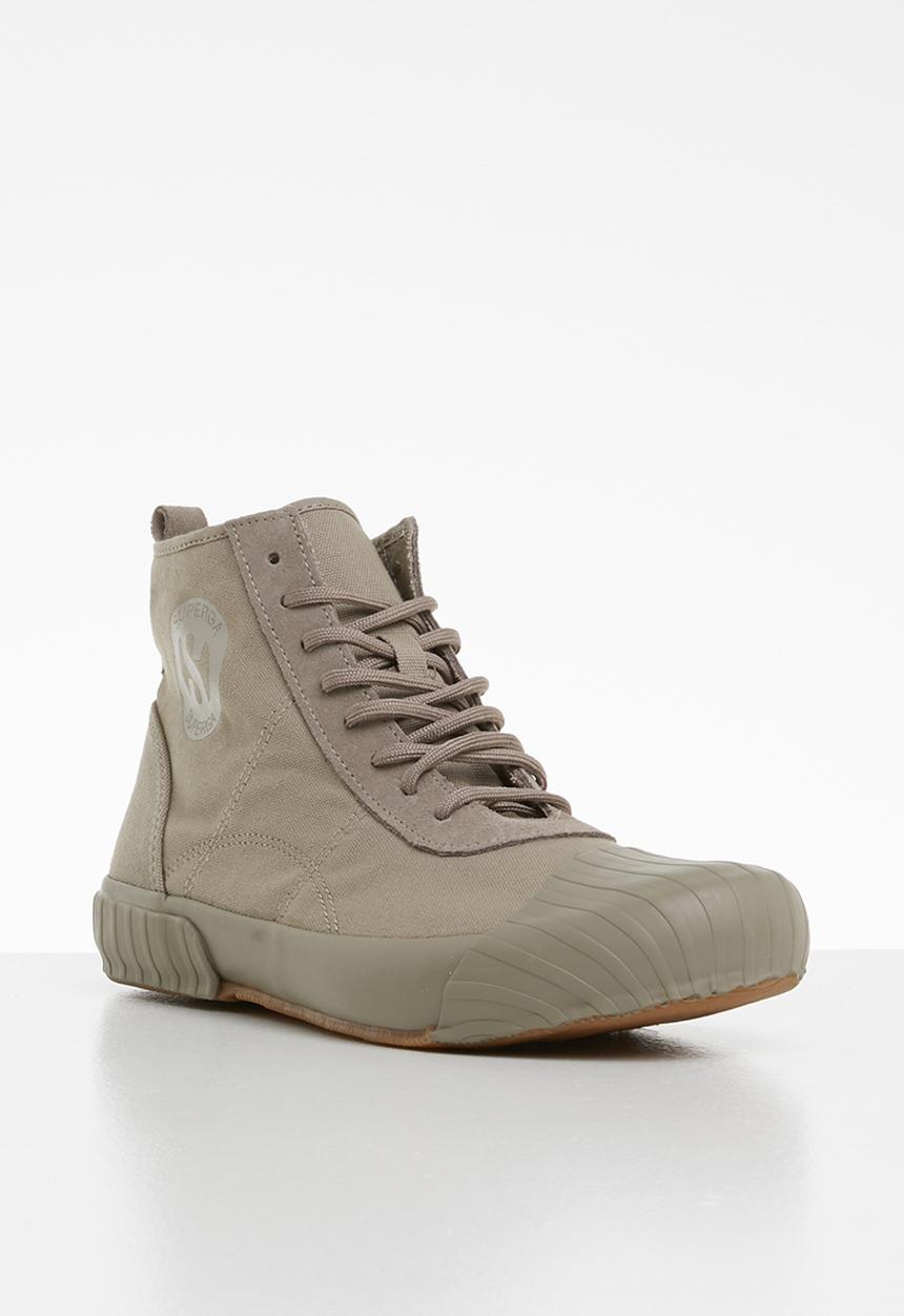SUPERGA - 228 Cotu canvas logo boot - khaki