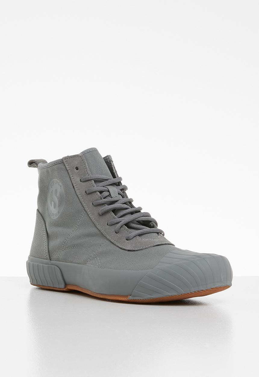 SUPERGA - 228 Cotu canvas logo boot - grey