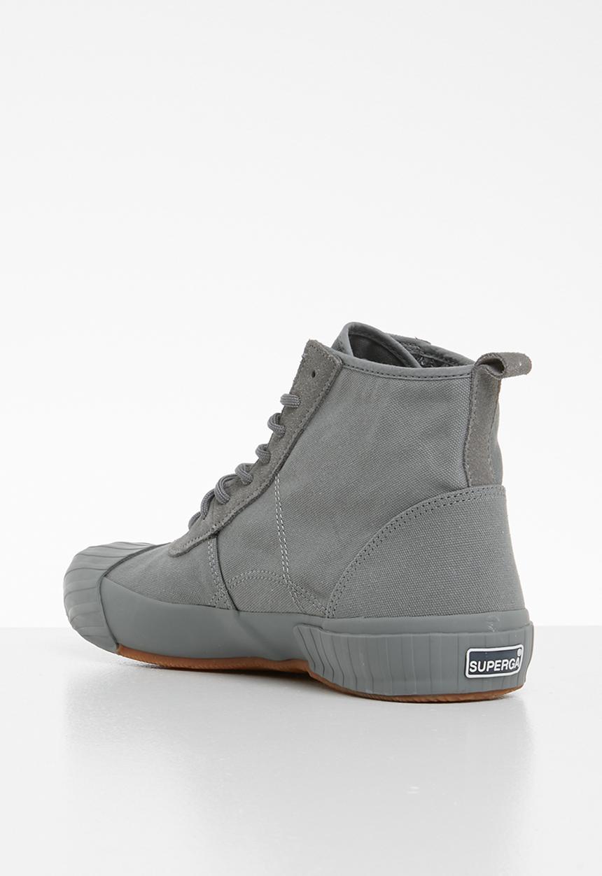 SUPERGA - 228 Cotu canvas logo boot - grey