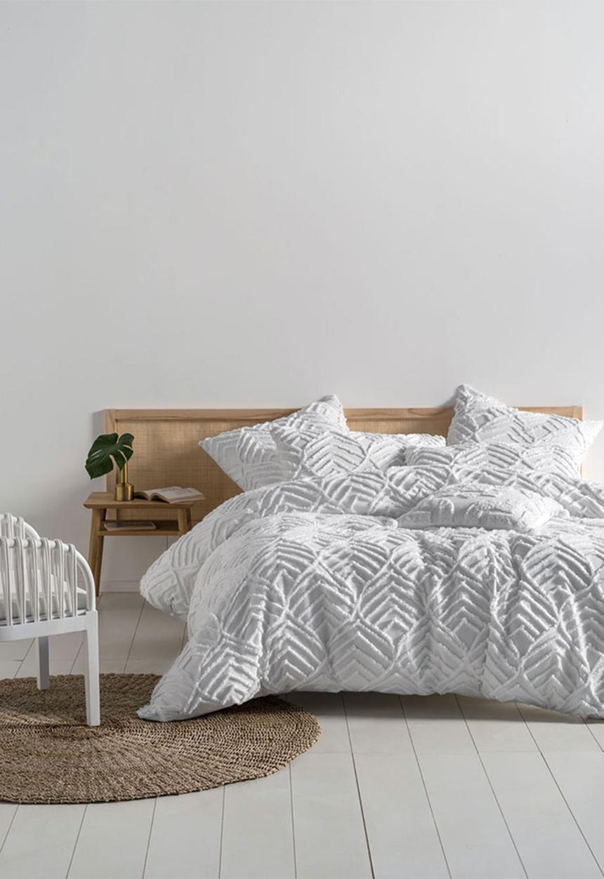 Linen House - Ramona duvet cover set - white