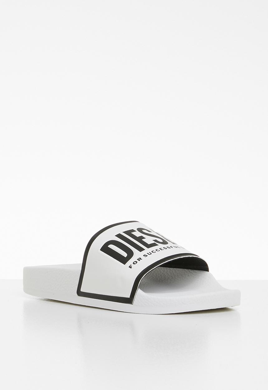 Diesel  - SA-valla w slides - star white/black/yellow