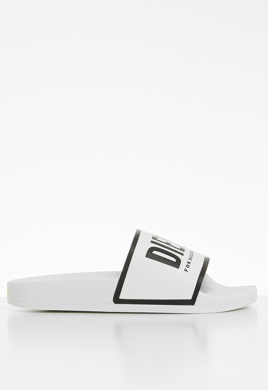 Diesel  - SA-valla w slides - star white/black/yellow
