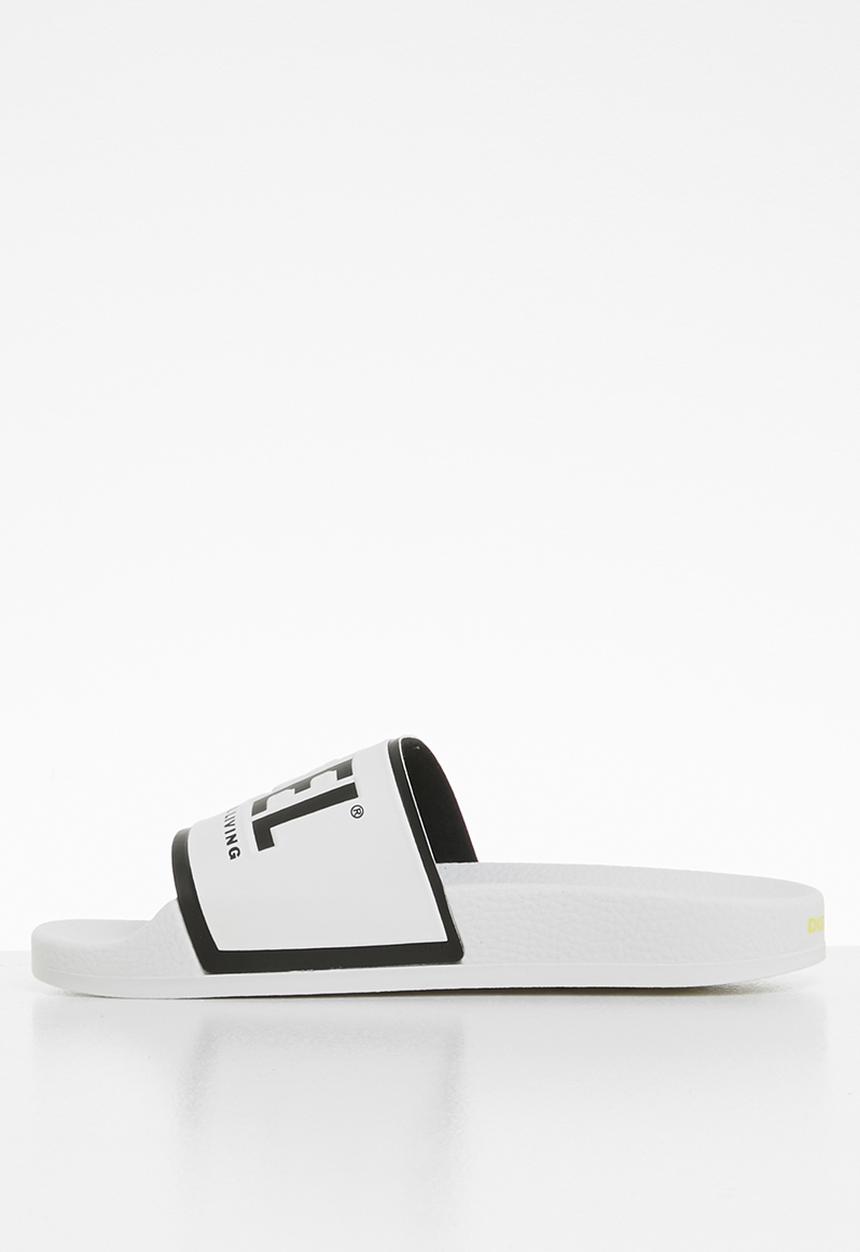 Diesel  - SA-valla w slides - star white/black/yellow