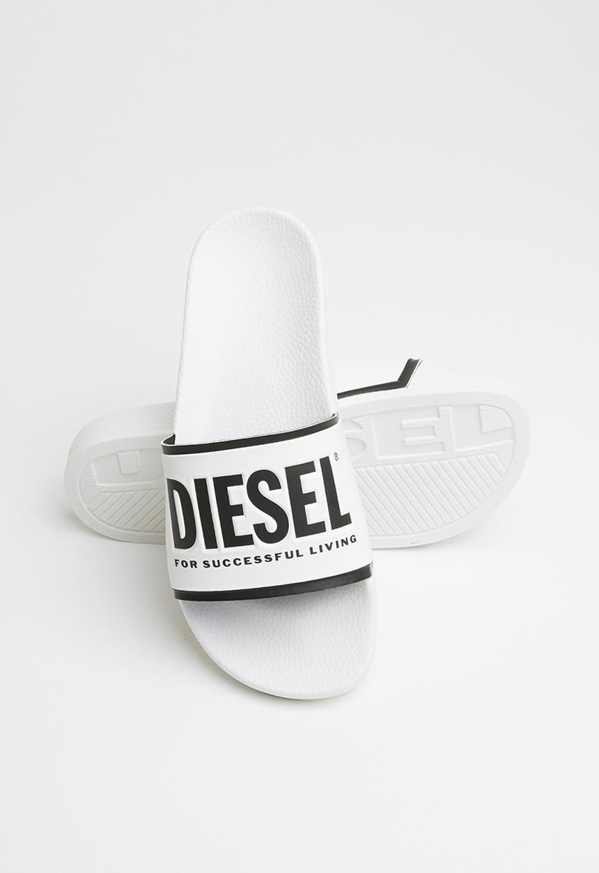 Diesel  - SA-valla w slides - star white/black/yellow