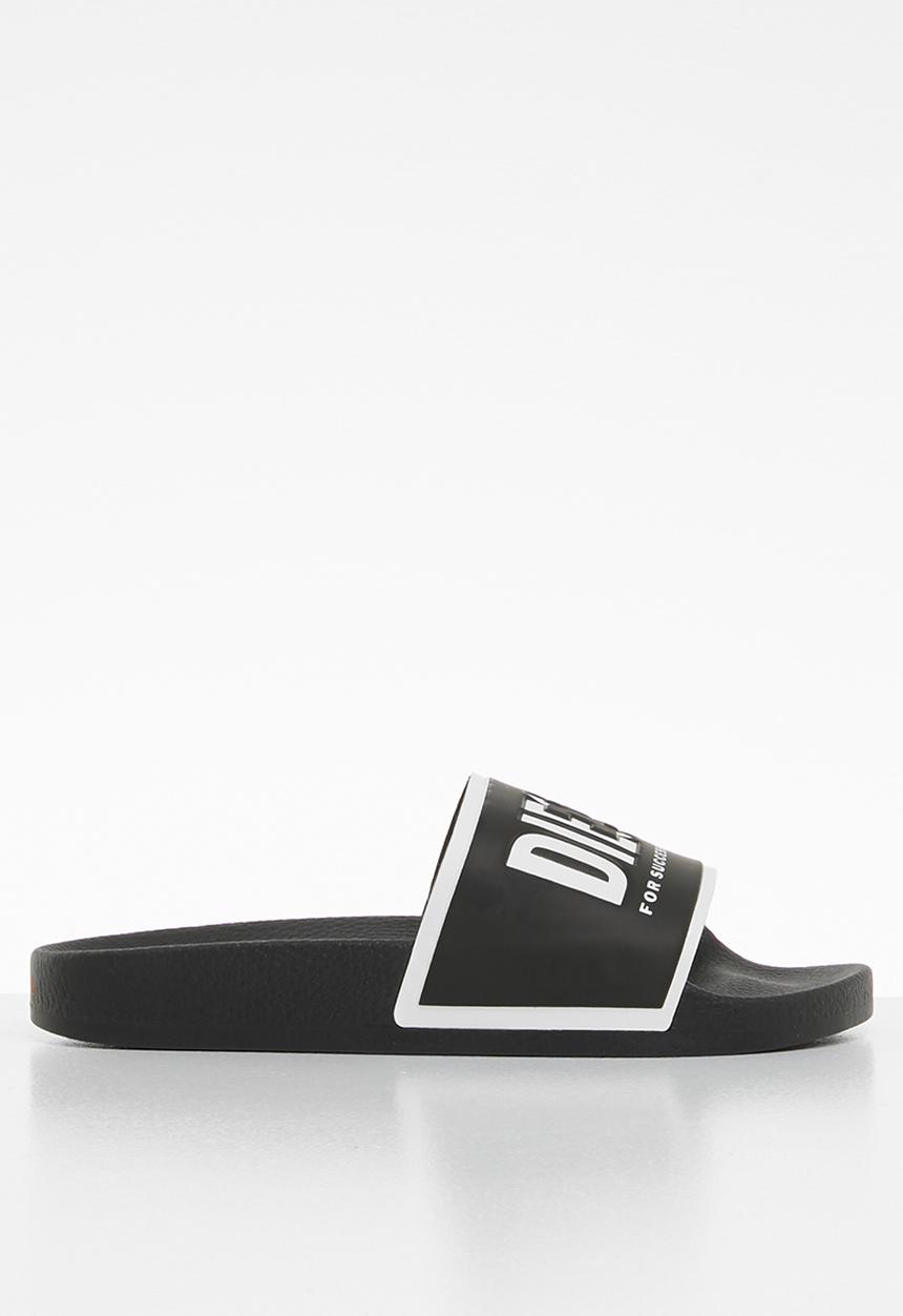 Diesel  - SA-valla w slides - black/star white/orange