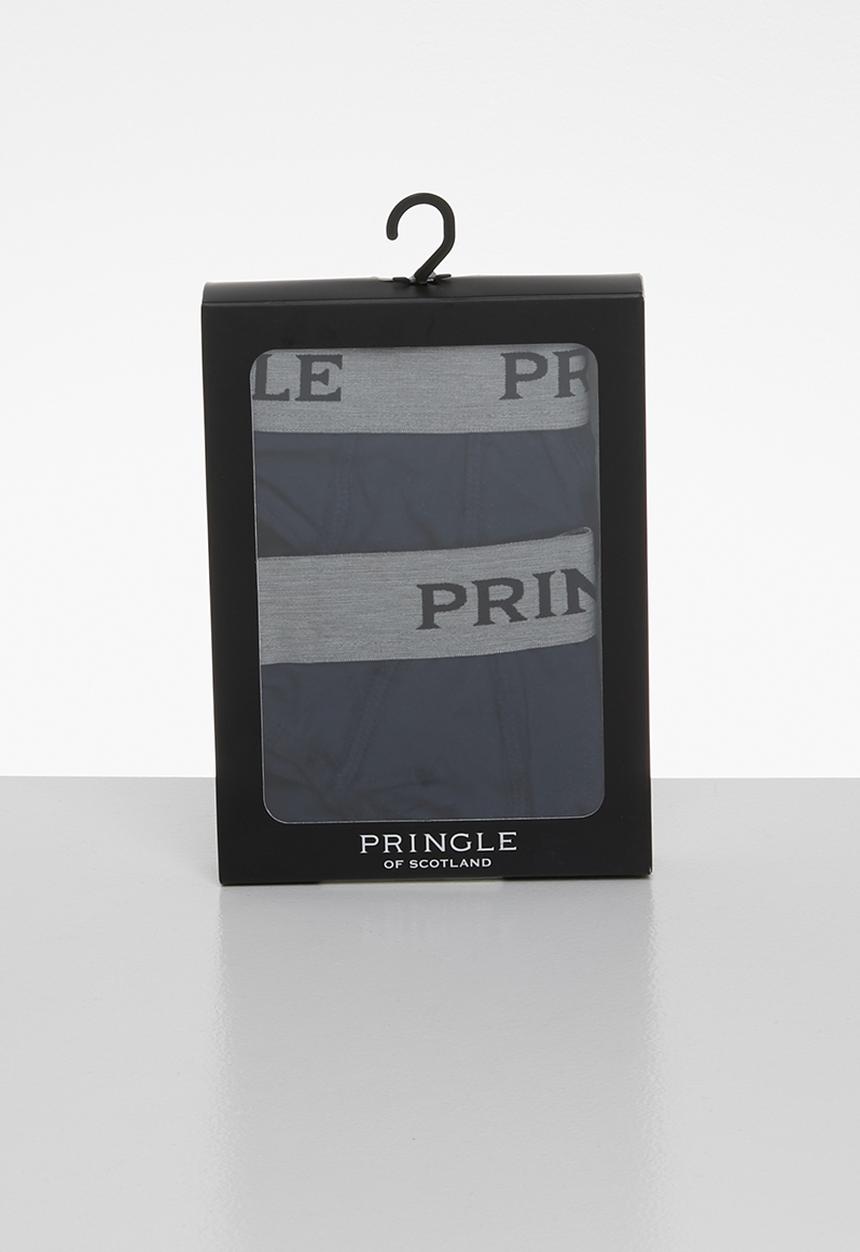 Pringle of Scotland - George 2 pack plain briefs - navy