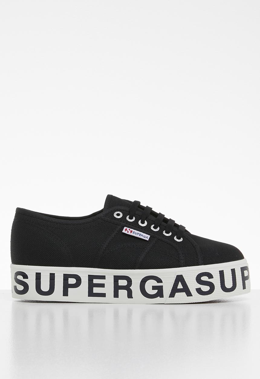 SUPERGA - 2790 Canvas logo - black & white