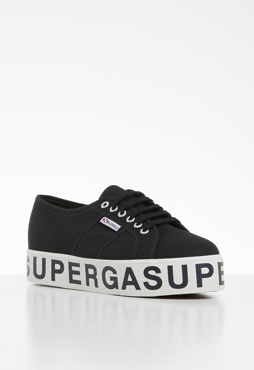 SUPERGA - 2790 Canvas logo - black & white