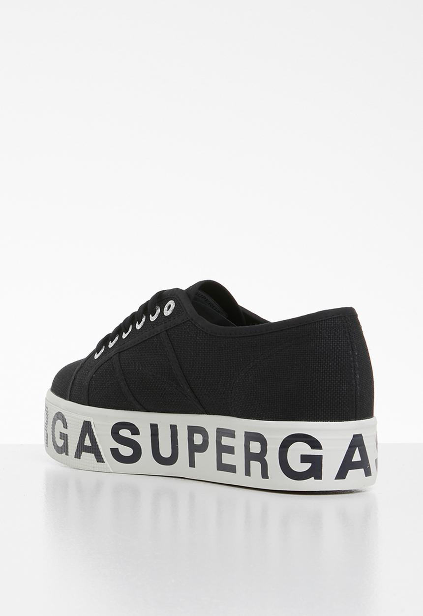 SUPERGA - 2790 Canvas logo - black & white
