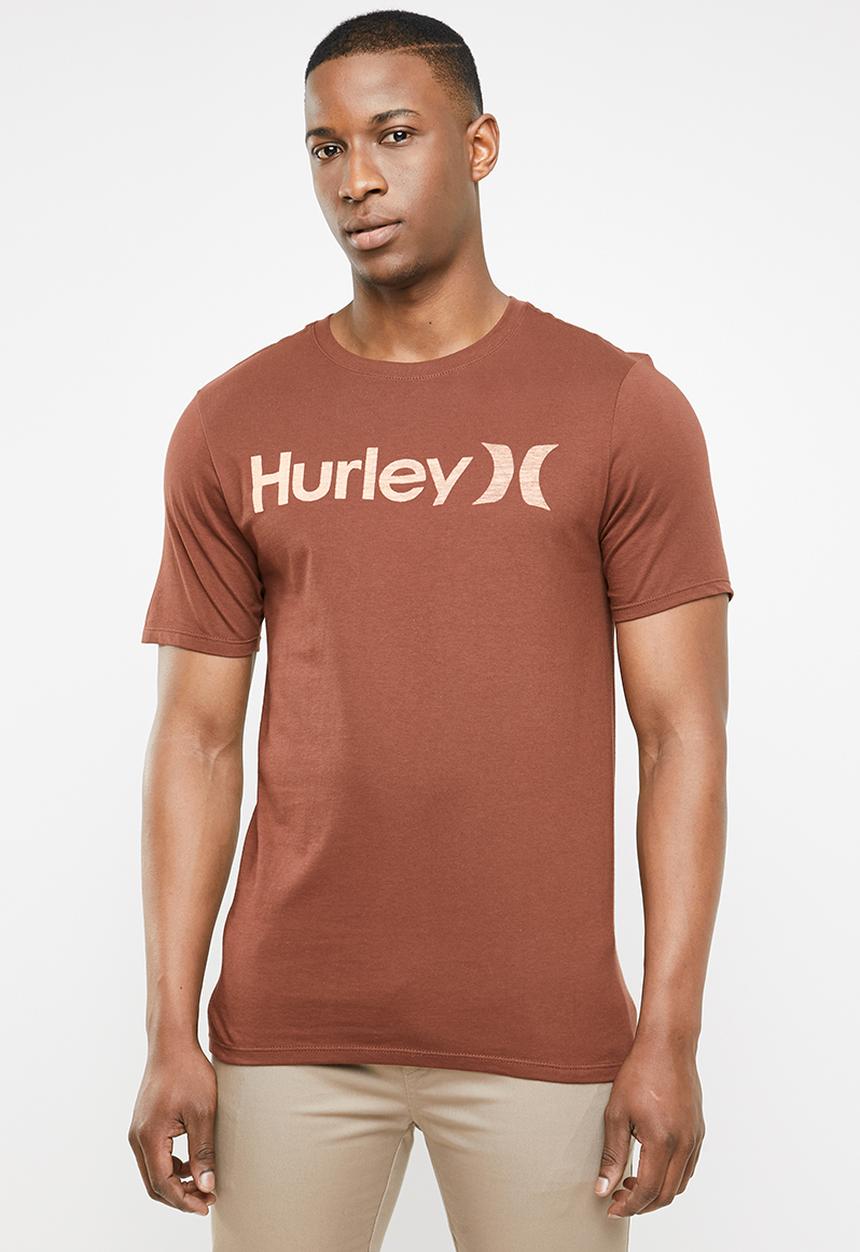 Hurley - One & only push thro tee -  brown
