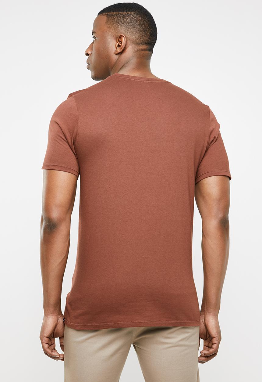 Hurley - One & only push thro tee -  brown