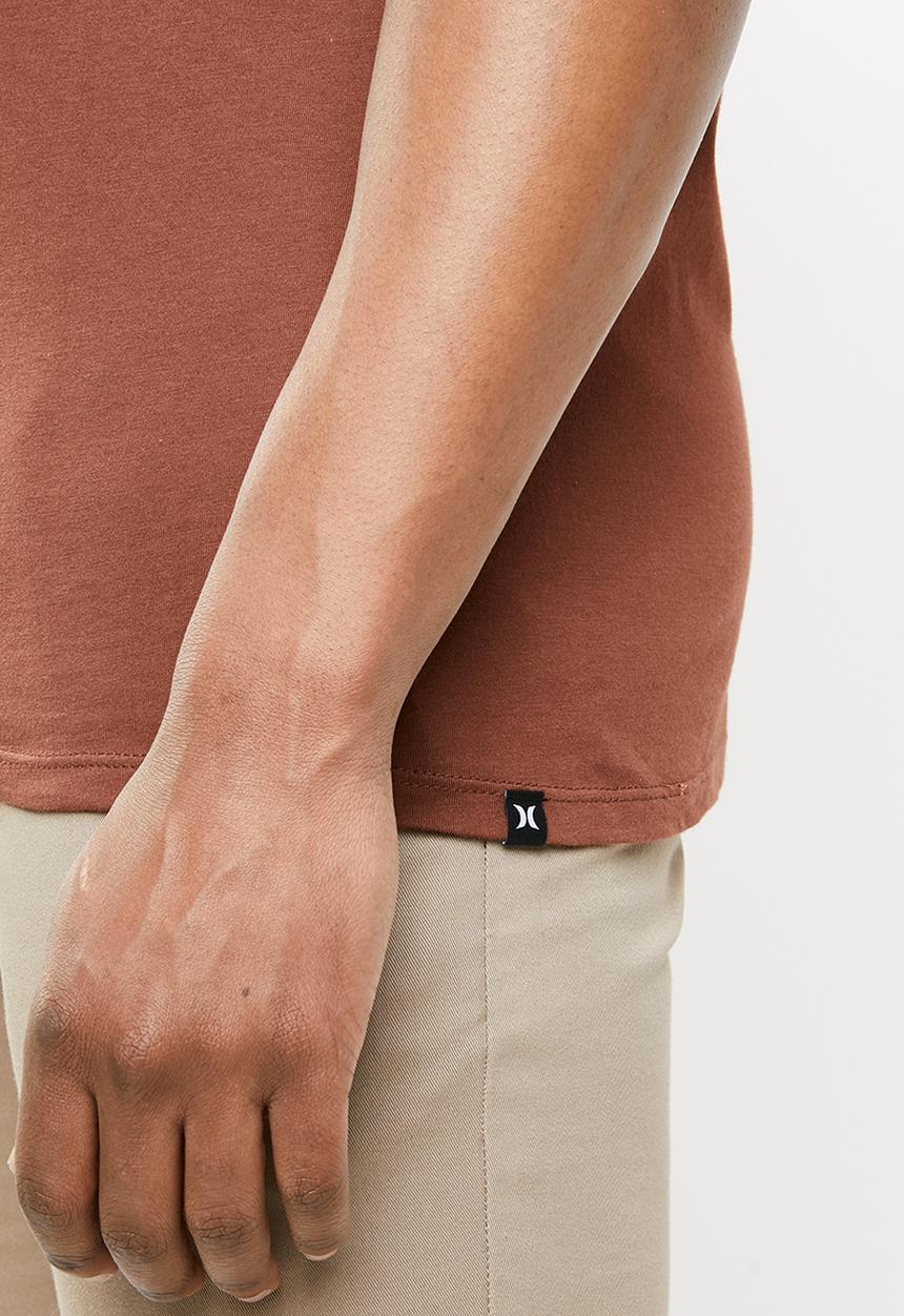 Hurley - One & only push thro tee -  brown