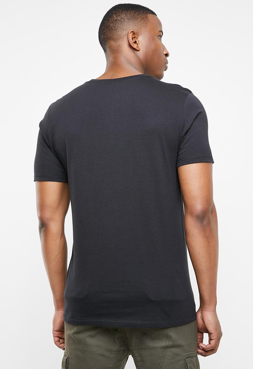 Hurley - Icon slash gradient tee -  black