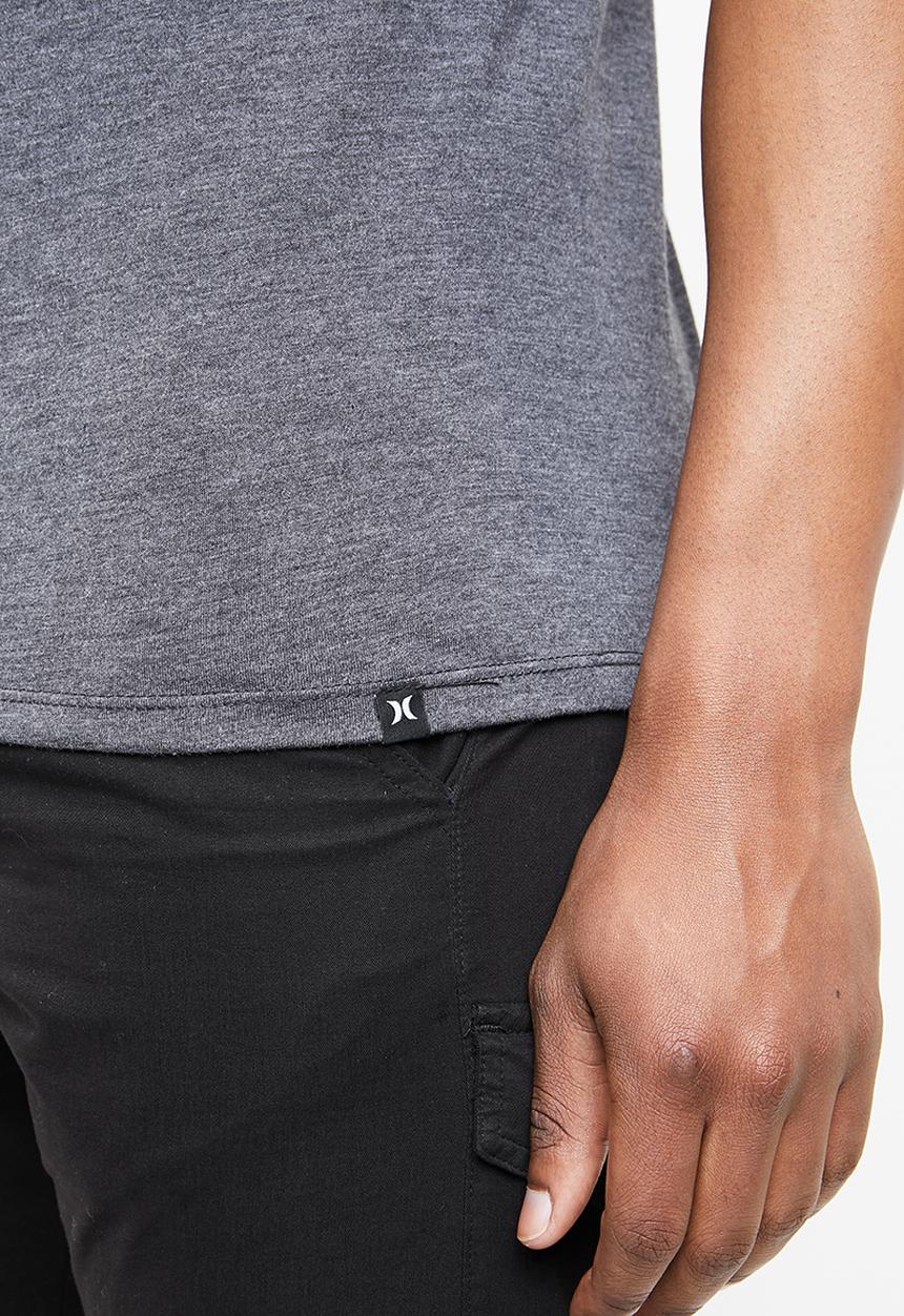 Hurley - Oao short sleeve solid tee - charcoal