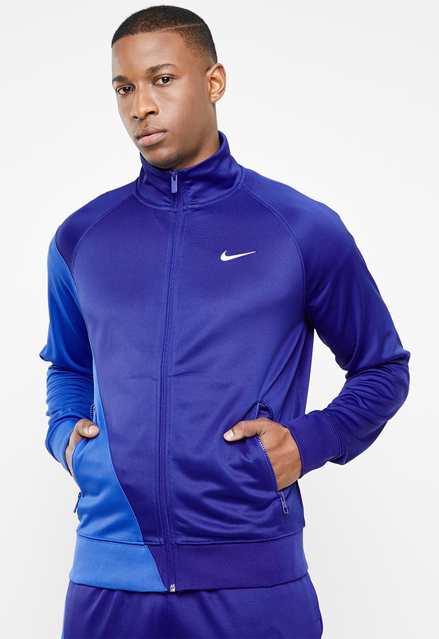 Nike - NSW swoosh jacket - blue & white