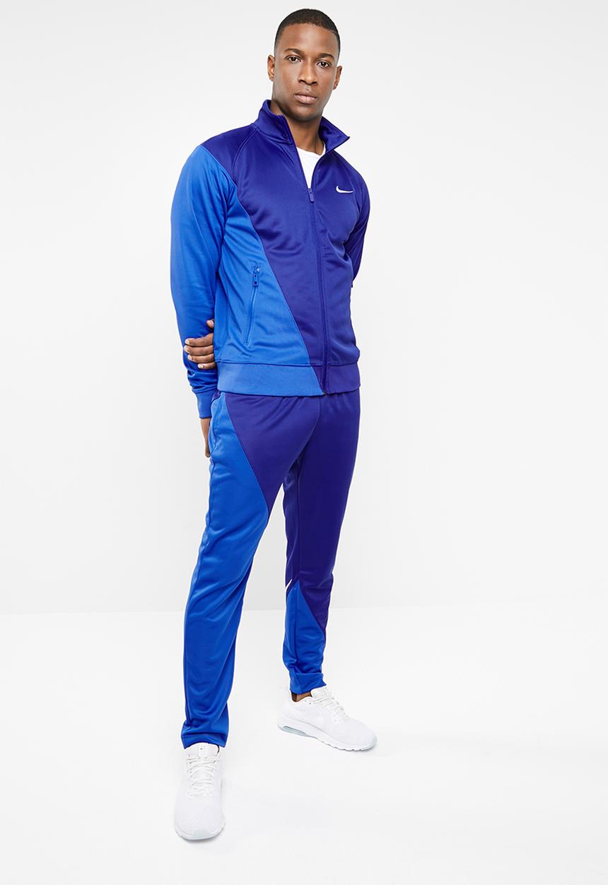 Nike - NSW swoosh jacket - blue & white