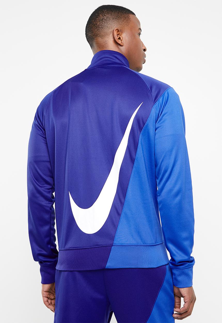 Nike - NSW swoosh jacket - blue & white
